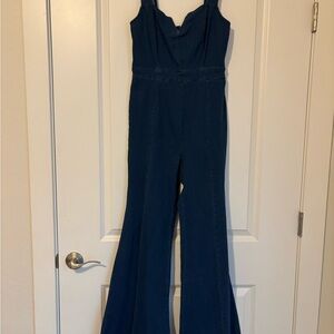 Altar'd State Navy Jumpsuit